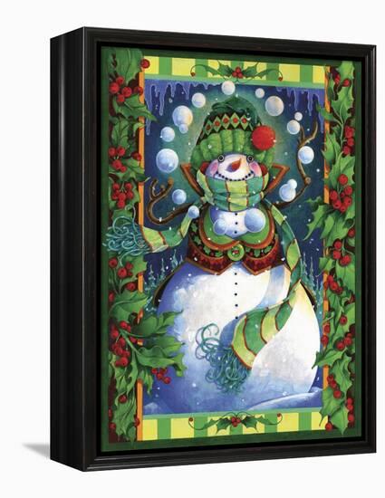 Snowman-David Galchutt-Framed Premier Image Canvas