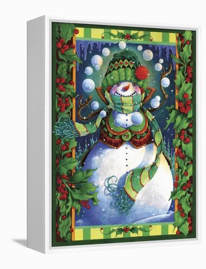 Snowman-David Galchutt-Framed Premier Image Canvas