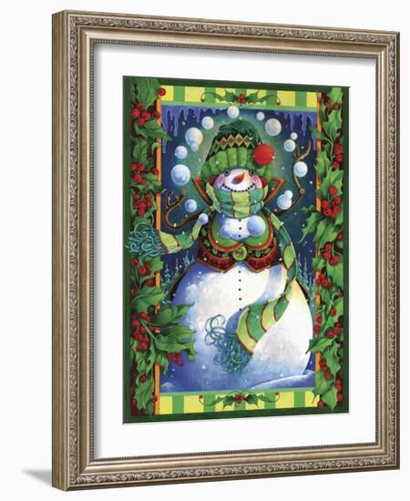 Snowman-David Galchutt-Framed Giclee Print