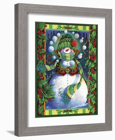 Snowman-David Galchutt-Framed Giclee Print