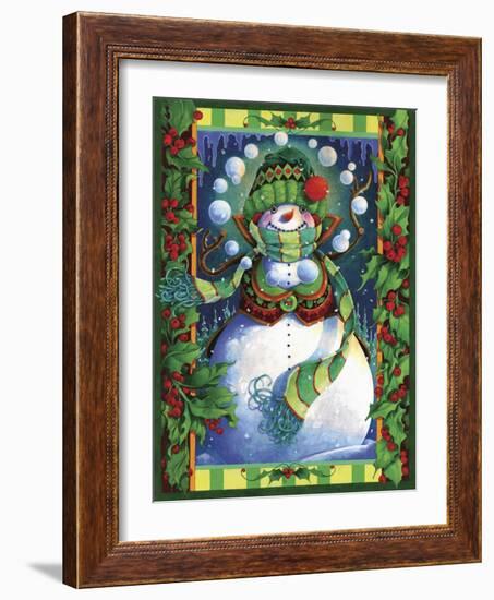 Snowman-David Galchutt-Framed Giclee Print