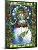 Snowman-David Galchutt-Mounted Giclee Print