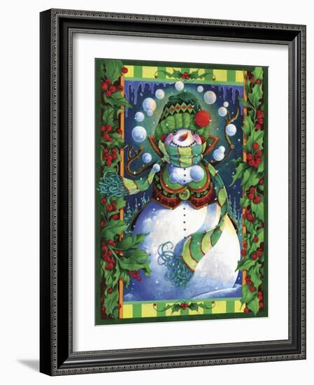 Snowman-David Galchutt-Framed Giclee Print