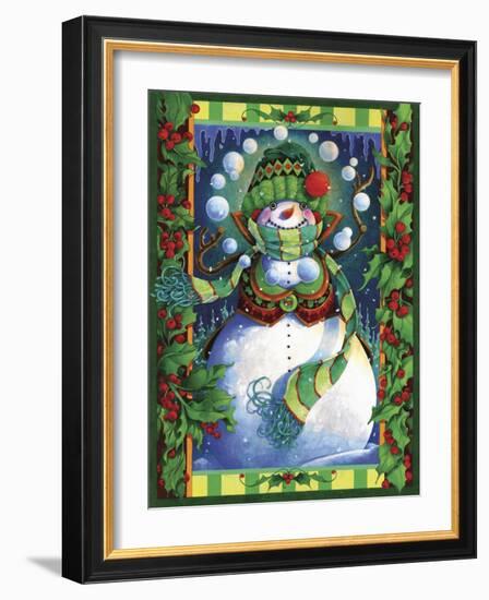 Snowman-David Galchutt-Framed Giclee Print