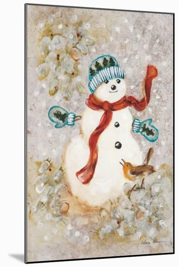 Snowman-Cheri Blum-Mounted Art Print