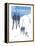 Snowmass, Colorado - Ski Lift-Lantern Press-Framed Stretched Canvas