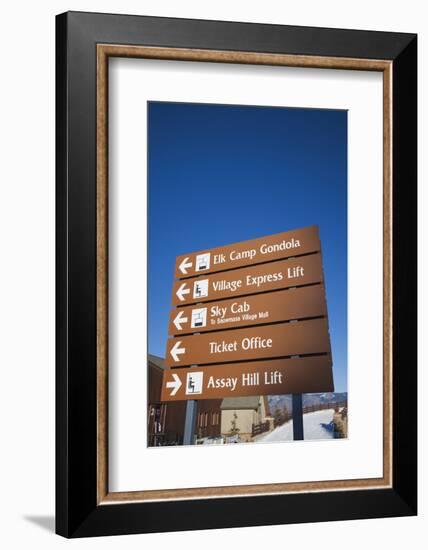 Snowmass Village, Snowmass Village Ski Area, Colorado, USA-Walter Bibikow-Framed Photographic Print