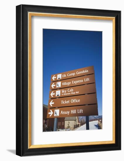 Snowmass Village, Snowmass Village Ski Area, Colorado, USA-Walter Bibikow-Framed Photographic Print