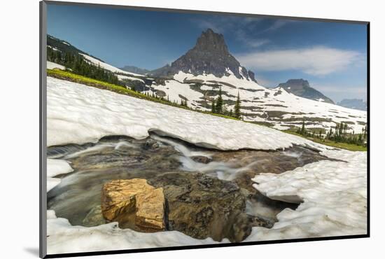 Snowmelt and Creek, Glacier National Park-Howie Garber-Mounted Photographic Print