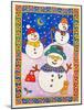 Snowmen in the Snow-Cathy Baxter-Mounted Giclee Print