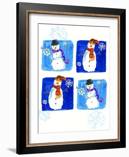 Snowmen-Anna Platts-Framed Giclee Print