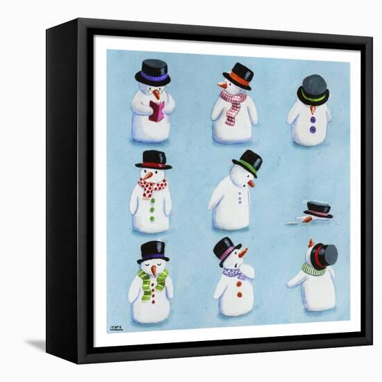 Snowmen-Louise Tate-Framed Premier Image Canvas