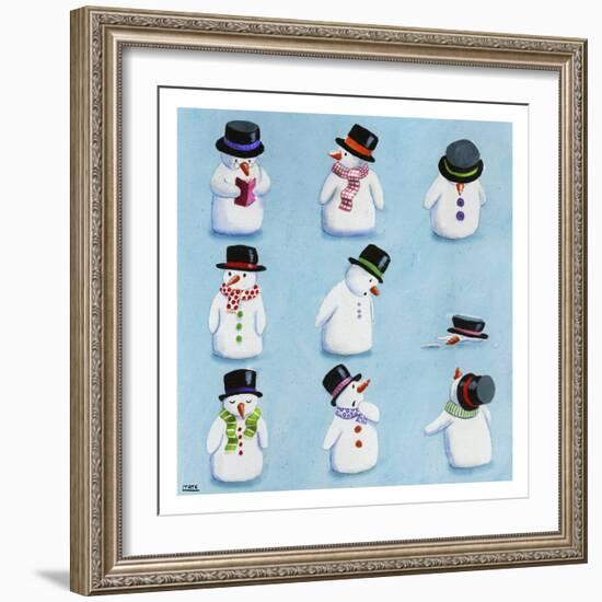 Snowmen-Louise Tate-Framed Giclee Print