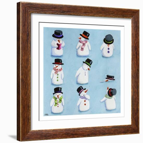 Snowmen-Louise Tate-Framed Giclee Print