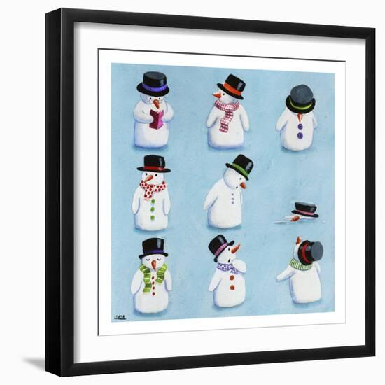 Snowmen-Louise Tate-Framed Giclee Print