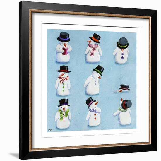 Snowmen-Louise Tate-Framed Giclee Print