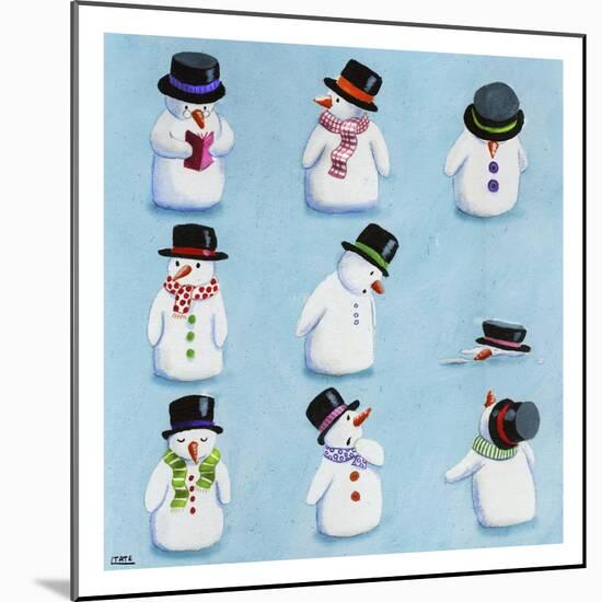 Snowmen-Louise Tate-Mounted Giclee Print