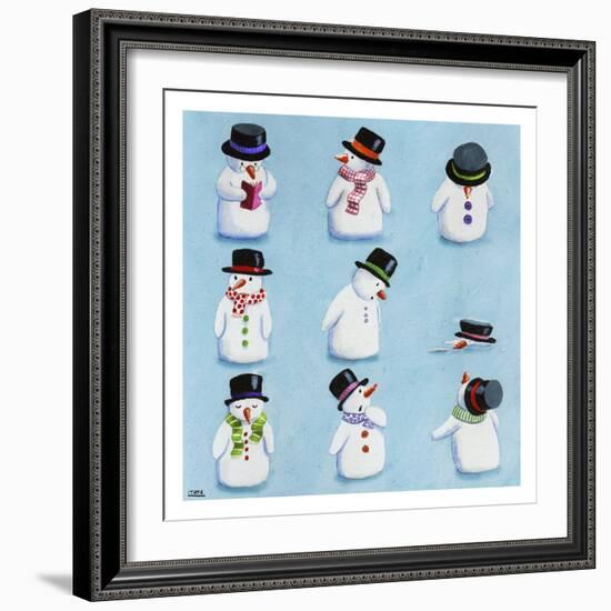 Snowmen-Louise Tate-Framed Giclee Print