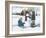 Snowmen-Laurie Korsgaden-Framed Giclee Print