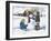 Snowmen-Laurie Korsgaden-Framed Giclee Print