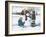 Snowmen-Laurie Korsgaden-Framed Giclee Print