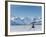 Snowmobiling in Kalix River Valley With Snow Covered Mountains, Kiruna Region, Arctic Sweden-Kim Walker-Framed Photographic Print