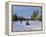 Snowmobiling in the Western Area of Yellowstone National Park, Montana, USA-Alison Wright-Framed Premier Image Canvas