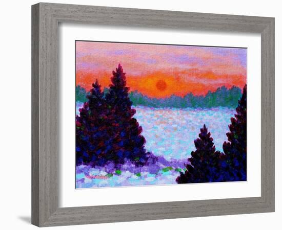 Snowscape-John Nolan-Framed Giclee Print