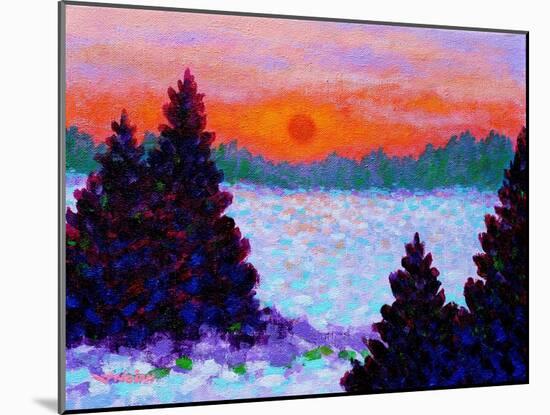 Snowscape-John Nolan-Mounted Giclee Print