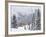 Snowstorm Along Highway 550-Don Paulson-Framed Giclee Print