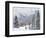 Snowstorm Along Highway 550-Don Paulson-Framed Giclee Print