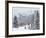 Snowstorm Along Highway 550-Don Paulson-Framed Giclee Print