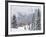 Snowstorm Along Highway 550-Don Paulson-Framed Giclee Print