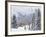 Snowstorm Along Highway 550-Don Paulson-Framed Giclee Print
