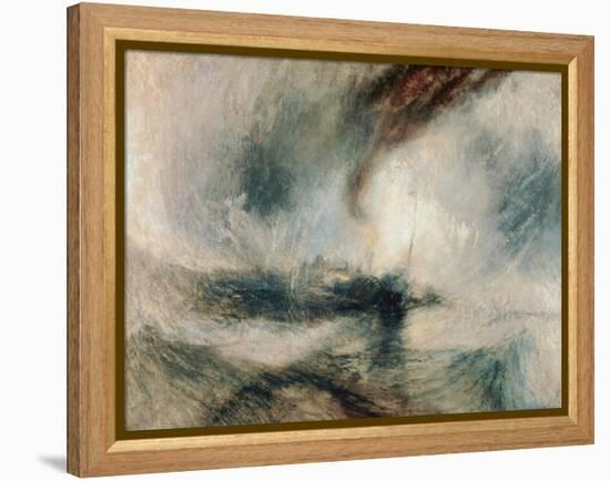 Snowstorm at Sea, 1842-J^ M^ W^ Turner-Framed Premier Image Canvas