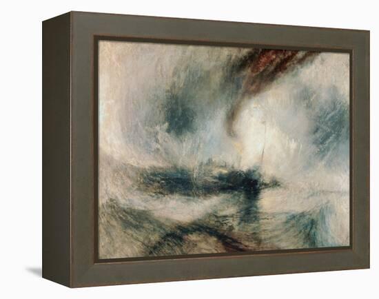 Snowstorm at Sea, 1842-J^ M^ W^ Turner-Framed Premier Image Canvas