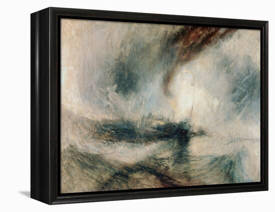 Snowstorm at Sea, 1842-J^ M^ W^ Turner-Framed Premier Image Canvas