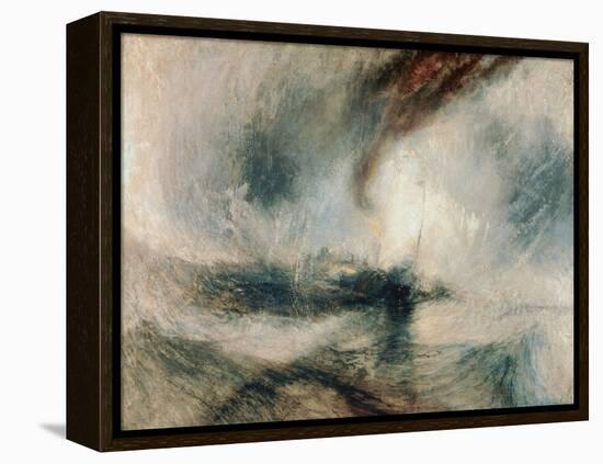 Snowstorm at Sea, 1842-J^ M^ W^ Turner-Framed Premier Image Canvas