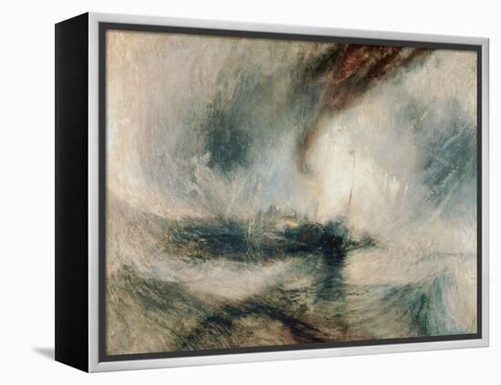 Snowstorm at Sea, 1842-J^ M^ W^ Turner-Framed Premier Image Canvas