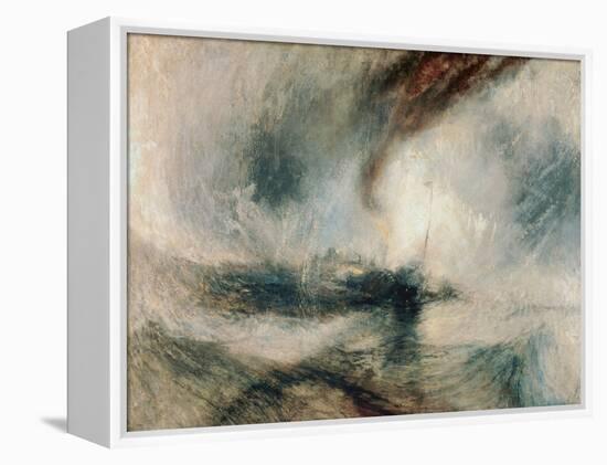 Snowstorm at Sea, 1842-J^ M^ W^ Turner-Framed Premier Image Canvas