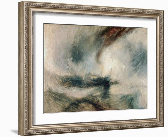 Snowstorm at Sea, 1842-J^ M^ W^ Turner-Framed Premium Giclee Print