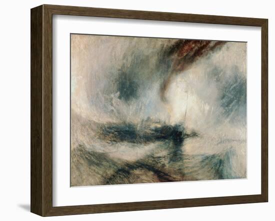 Snowstorm at Sea, 1842-J^ M^ W^ Turner-Framed Premium Giclee Print