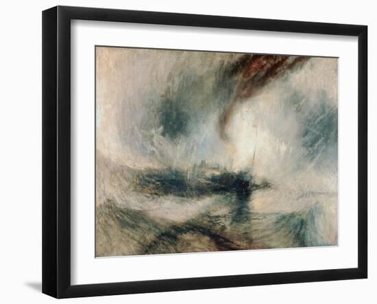 Snowstorm at Sea, 1842-J^ M^ W^ Turner-Framed Premium Giclee Print