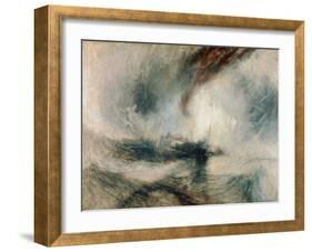 Snowstorm at Sea, 1842-J^ M^ W^ Turner-Framed Giclee Print