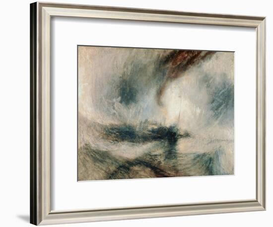 Snowstorm at Sea, 1842-J^ M^ W^ Turner-Framed Giclee Print