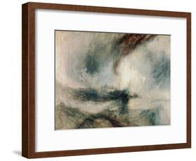 Snowstorm at Sea, 1842-J^ M^ W^ Turner-Framed Giclee Print