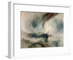 Snowstorm at Sea, 1842-J^ M^ W^ Turner-Framed Giclee Print