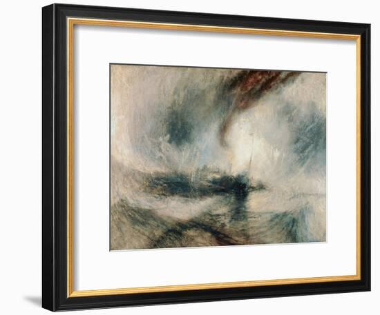 Snowstorm at Sea, 1842-J^ M^ W^ Turner-Framed Giclee Print