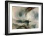 Snowstorm at Sea, 1842-J^ M^ W^ Turner-Framed Giclee Print