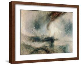 Snowstorm at Sea, 1842-J^ M^ W^ Turner-Framed Giclee Print